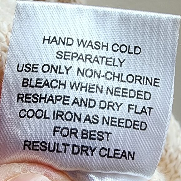 Pink Republic Cream Deep V-Neck Crossover Sweater Size Medium - Picture 11 of 16